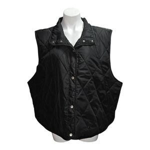 Haptics Black Quilted Vest